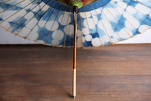 画像をギャラリービューアに読み込む, 蛇の目傘【石徹白藍染2023 中張まる】