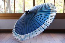 画像をギャラリービューアに読み込む, 蛇の目傘【石徹白藍染2023 軒奴】