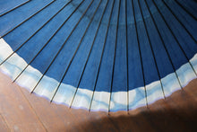 画像をギャラリービューアに読み込む, 蛇の目傘【石徹白藍染2023 軒奴】