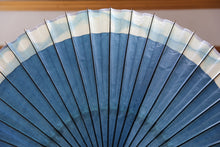 画像をギャラリービューアに読み込む, 蛇の目傘【石徹白藍染2023 軒奴】