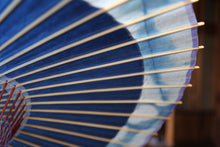 画像をギャラリービューアに読み込む, 蛇の目傘【石徹白藍染2023 軒奴】