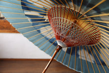 画像をギャラリービューアに読み込む, 蛇の目傘【石徹白藍染2023 助六花】