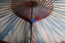 画像をギャラリービューアに読み込む, 蛇の目傘【石徹白藍染2023 絞り】