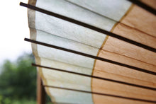 将图片加载到图库查看器,蛇の目傘【軒奴 柿渋×かすみ染(グリーンイエロー)】 - 和傘CASA