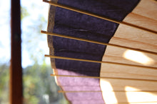 Load image into Gallery viewer, 蛇の目傘【軒奴 柿渋染×紫黒】 - 和傘CASA