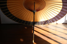 Load image into Gallery viewer, 蛇の目傘【軒奴 柿渋染×紫黒】 - 和傘CASA