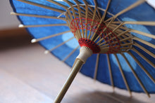 画像をギャラリービューアに読み込む, まめ和傘【石徹白藍染 水玉】