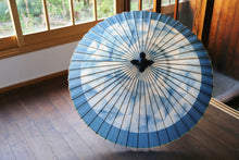 画像をギャラリービューアに読み込む, 蛇の目傘【石徹白藍染2021 三角】