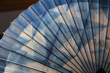 画像をギャラリービューアに読み込む, 蛇の目傘【石徹白藍染2021 三角】