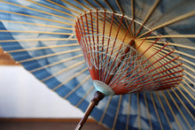 画像をギャラリービューアに読み込む, 蛇の目傘【石徹白藍染2021 三角】