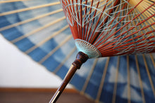 画像をギャラリービューアに読み込む, 蛇の目傘【石徹白藍染2021 三角】