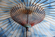 画像をギャラリービューアに読み込む, 蛇の目傘【石徹白藍染2021 三角】