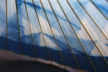 画像をギャラリービューアに読み込む, 蛇の目傘【石徹白藍染2021 三角】