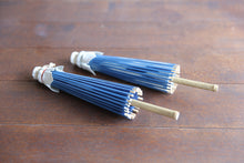 画像をギャラリービューアに読み込む, まめ和傘【石徹白藍染 水玉】