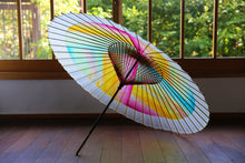 画像をギャラリービューアに読み込む, 蛇の目傘【軒奴 夕やけ】