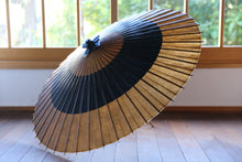 画像をギャラリービューアに読み込む, 蛇の目傘【助六 鉄媒染×黒】