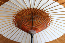 画像をギャラリービューアに読み込む, 蛇の目傘【助六 鉄媒染×白】