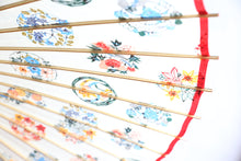 将图片加载到图库查看器,蛇の目傘【四君子カラフル(軒赤)】 - 和傘CASA