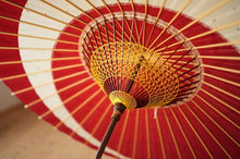 画像をギャラリービューアに読み込む, 小蛇の目傘【三日月　赤】 - 和傘CASA
