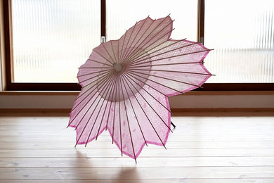 SAKURA(Cherry blossom-shaped) Japanese umbrella – 和傘CASA