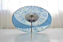 将图片加载到图库查看器，Janome Umbrella [划线柿子汁×靛蓝染料（白）]
