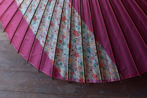Janome umbrella [striped pink x floral pattern]