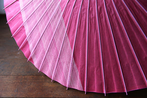 Parasol [Striped belt, pink x stripes]