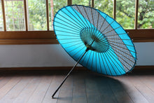 Load image into Gallery viewer, Parasol [Striped belt, turquoise x rounded square]
