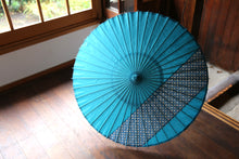 Load image into Gallery viewer, Parasol [Striped belt, turquoise x rounded square]
