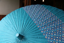 Load image into Gallery viewer, Parasol [Striped belt, turquoise x rounded square]
