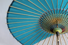 Load image into Gallery viewer, Parasol [Striped belt, turquoise x rounded square]
