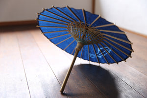 Mame Japanese Umbrella [Gujo Dyed Sweetfish]（淡蓝色）