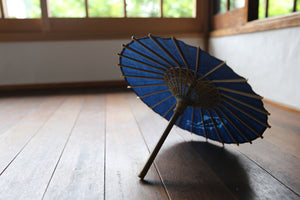 Mame Japanese Umbrella [Gujo Dyed Sweetfish] (Pale Blue)