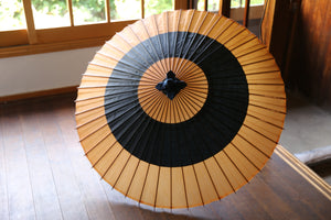 Paraguas Janome [Sukeroku, Kakishibu Dye × Black].