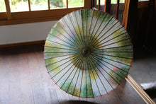 Load image into Gallery viewer, Parasol [double-lined, unevenly dyed, colorful x white]
