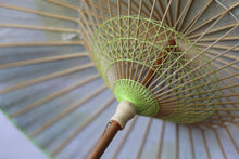 Load image into Gallery viewer, Parasol [double-lined, unevenly dyed, lime x white]
