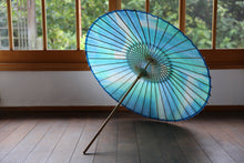 Load image into Gallery viewer, Parasol [double layered chalk powder x gradation dye (orange blue)]
