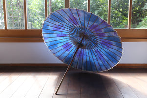 Parasol [double-lined navy blue x origami (blue)]
