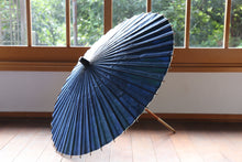 Load image into Gallery viewer, Parasol [double-lined navy blue x origami (green)]
