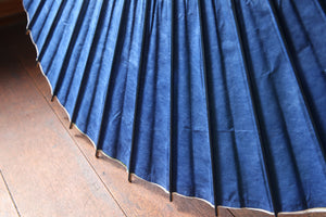 Parasol [double-lined navy blue x origami (green)]