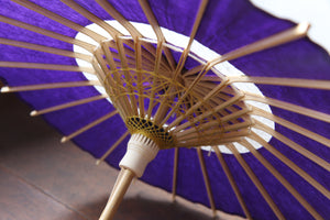 まめ和傘【中張　紫×雲竜紙】