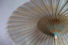 Load image into Gallery viewer, ★Parasol [double-lined, haze-dyed, blue x white] (Simon bamboo)
