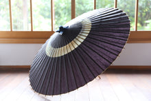Cargar imagen en el visor de la galería, Jenome-Umbrella [NAKAHARI, Negro púrpura y teñido de neblina (azul)].
