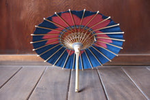 Load image into Gallery viewer, まめ和傘【切継ぎ　桜（青×ピンク）】 - 和傘CASA
