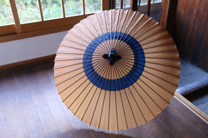 Janome umbrella [Nakabari persimmon tanning x indigo]