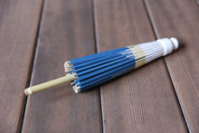 画像をギャラリービューアに読み込む, まめ和傘【切継ぎ　桜（青×白）】 - 和傘CASA
