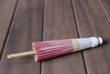 Load image into Gallery viewer, まめ和傘【切継ぎ　桜（ピンク×白）】 - 和傘CASA
