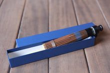 Load image into Gallery viewer, まめ和傘【切継ぎ　桜（茶×黒）】 - 和傘CASA
