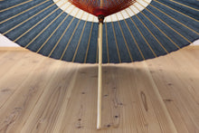 将图片加载到图库查看器，蛇の目傘【中張　群青×白胡粉】 (女竹) - 和傘CASA
