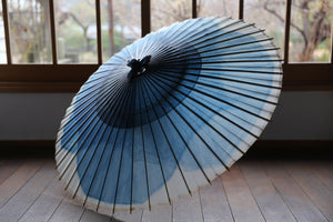 Janome umbrella [Ishitoshi white indigo dyeing 2024 Yamanami]